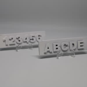 Custom letterbox plate / Custom letterbox flat