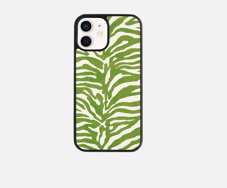 Green Zebra iPhone Case