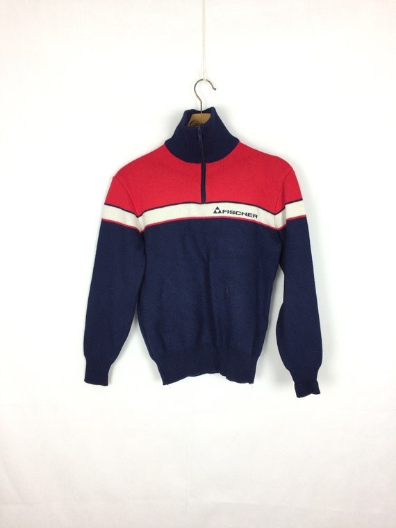 vintage FISCHER zipped ski sweatshirt sweater 8