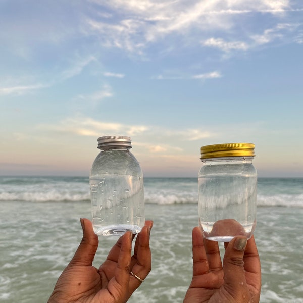 Ocean Water to go|Sea-salt water|Gulf of Mexico water| 100% natural salt water|Ocean in a Jar|Cleansing water|