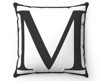 Letter m pillow | Etsy M Pillow letter M Pillow Handmade White