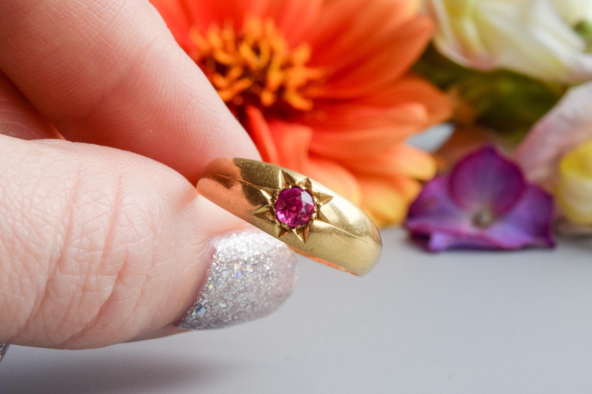 Antique Gypsy Ring - Etsy Antique Gypsy Ring - Etsy