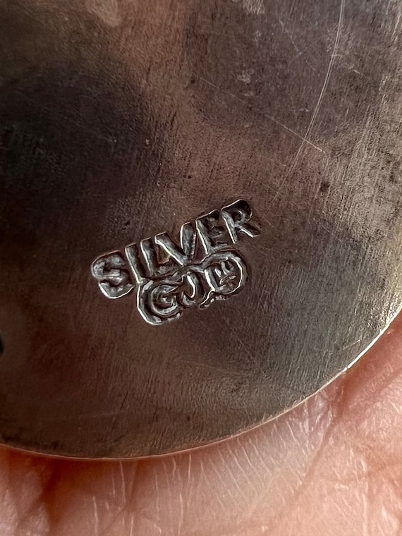 Vintage large sterling silver George Jenson saint… - image 8
