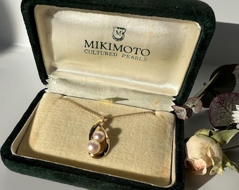 ミキモト パールネックレス スターリングシルバー 1950年代 日本製 17