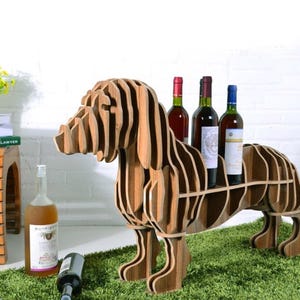 Dachshund wine rack - Etsy 日本
