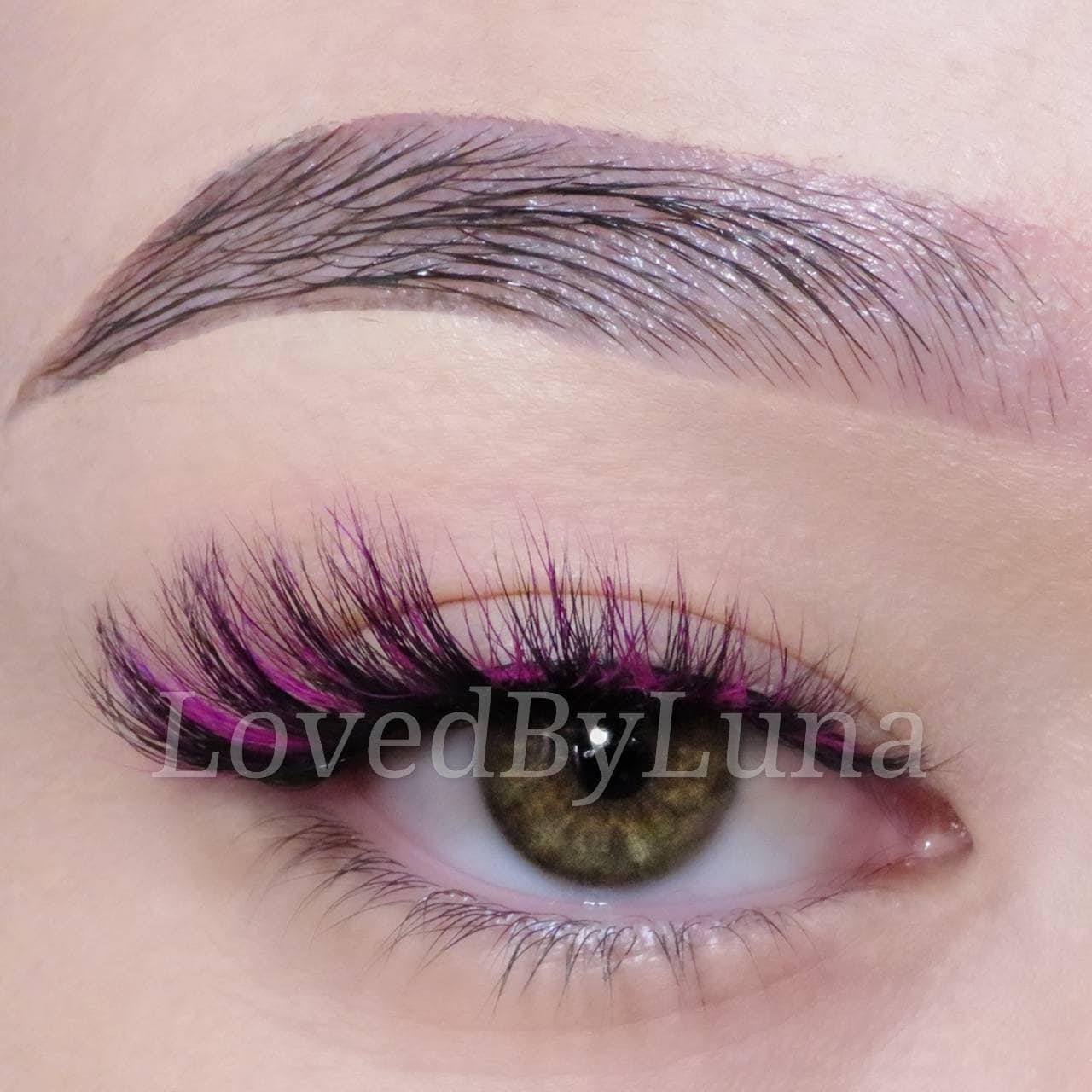 Kpop BlackPink Inspired - BP (BlackPink) Colored Lashes
