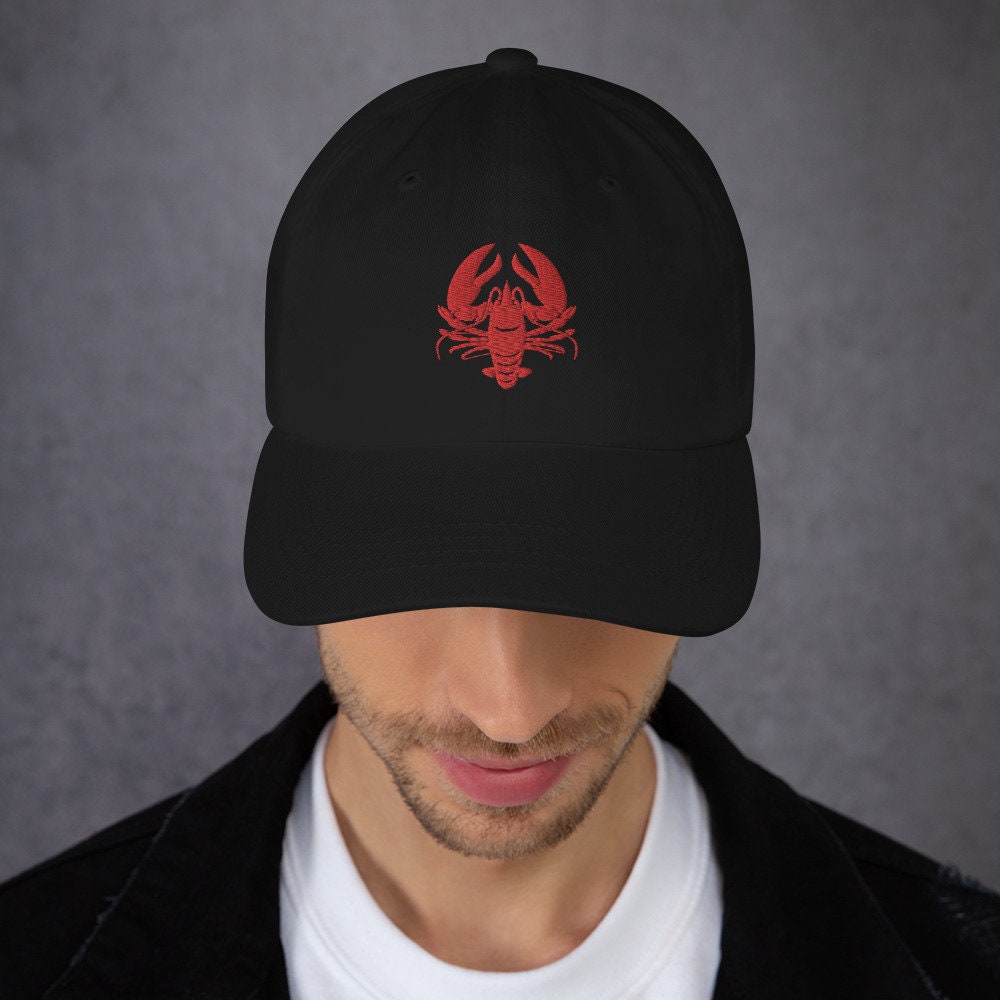 Lobster Hat Lobster Cap Red Lobster Baseball Cap Crawfish Etsy