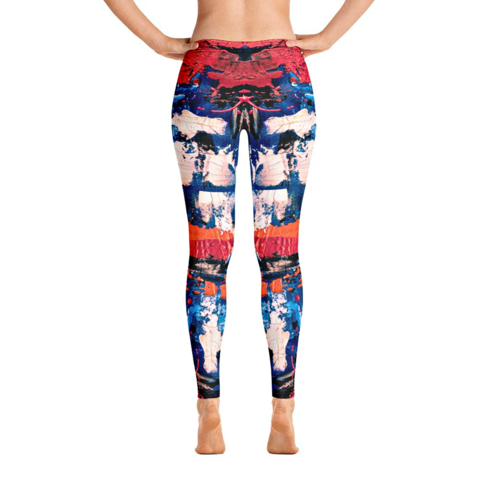 Unique Colourful Art Print Leggings Women Runners Leggings Etsy Norway