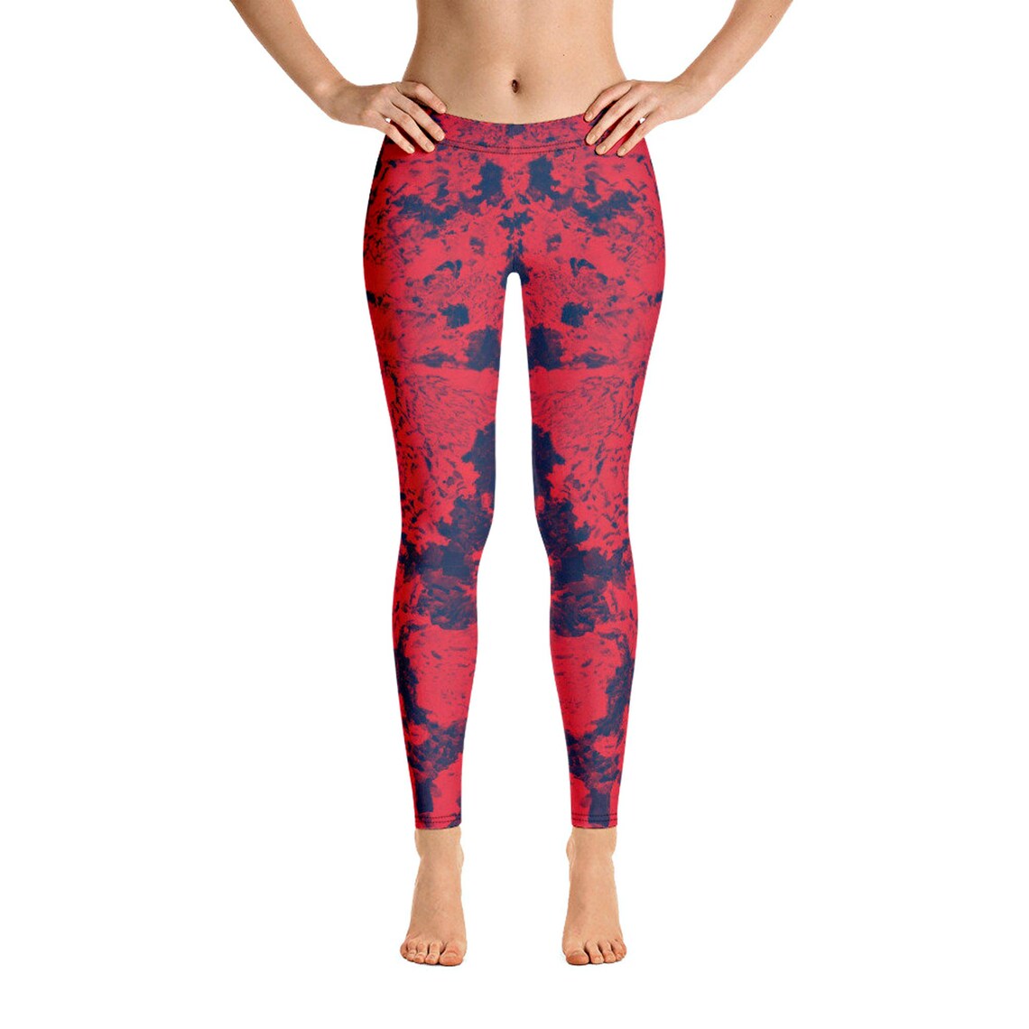 Red Camo Camouflage Womens Leggings Yoga Pants Polyester - Etsy UK