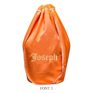 Personalized Peach Crown Royal Bag - Makes perfect presents for Party Favors, Bachelor Parties or Birthdays!