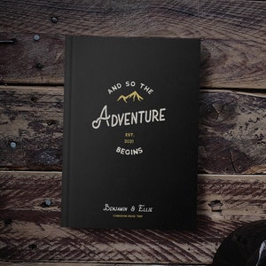 Diário de viagem personalizado Caderno de viagem Caderno de viagem Diário de memórias Nova aventura Viagem Presente de aniversário Objetivos de casal ao ar livre