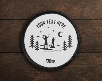 Customisable Stand-Up Paddleboarding Gift Personalised Paddler  Printed Patch Travel Gift Adventure Memories - Your Custom Text