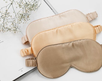 100% Mulberry Silk, Christmas gift ideas, stocking stuffer, Eye Sleeping mask 19momme Organic & lightweight sleep mask, Silk mask