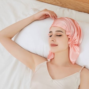 Mulberry Silk Grade A Luxury Bonnet, Mulberry Silk Night Cap, Mother’s Day Gift, Silk Headscarf, 100% Mulberry Silk Bonnet With Elastic