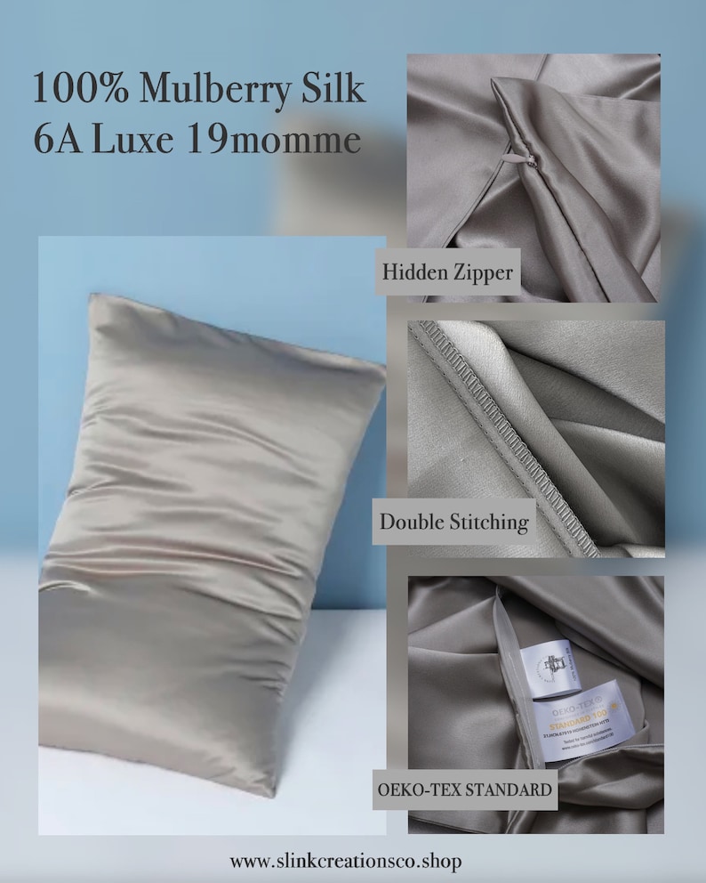 Natural Silk Pillowcase - Thumbnail 3