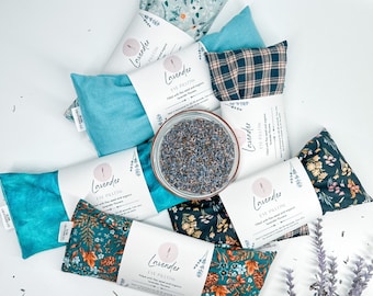 Weighted Lavender Eye Pillow | Hot or Cold Weighted Eye Mask Perfect for Sleeping, Yoga, Meditation, 100% Cotton Eye Mask