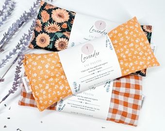Lavender Eye pillow, Relaxation Eye Mask, Aromatherapy | Lavender and flaxseed, gift under 10, Microwave heating pad, spa gift, yoga gift