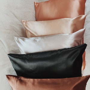 monogrammed silk pillowcase