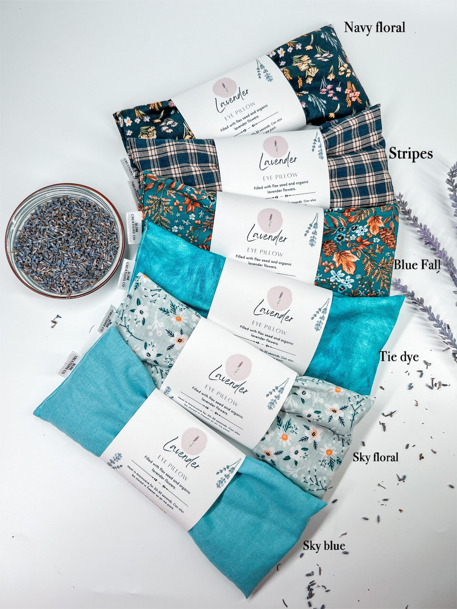 Weighted Lavender Eye Pillow Hot or Cold Weighted Eye Mask Etsy