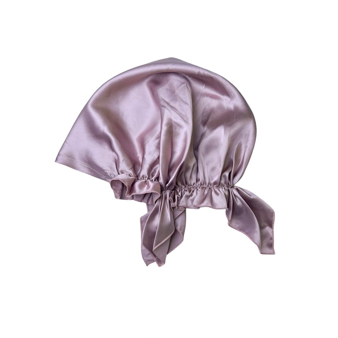 100 Mulberry Silk Hair Double Layer Shower Cap, Hair