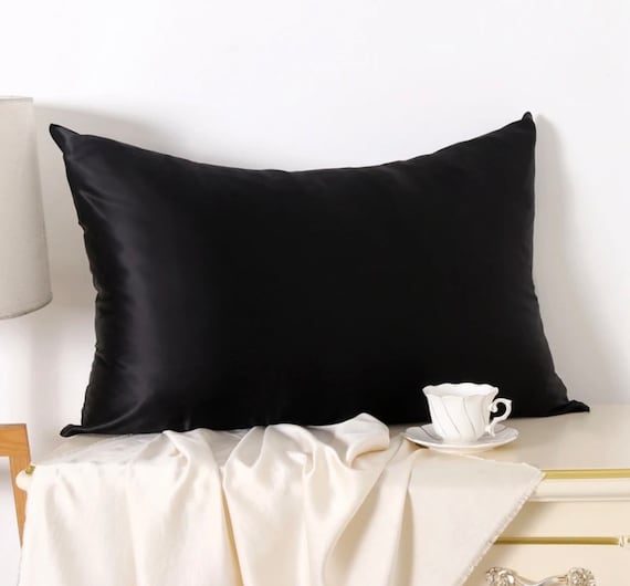 100% Mulberry Silk Pillowcases, 6 Colours, Hidden Zipper Closure