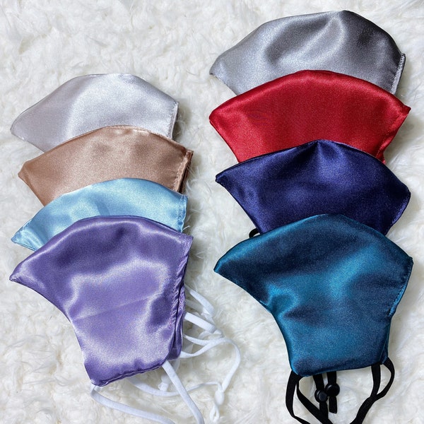 Satin Face Mask Etsy