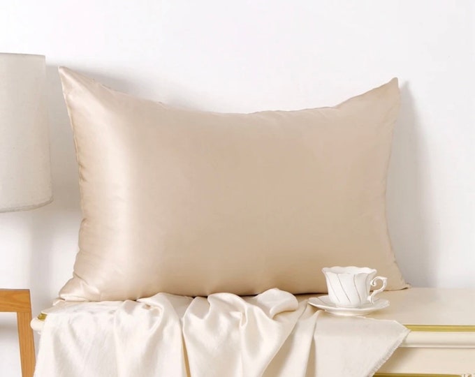 Mulberry Silk Pillowcase- 22 Momme 100% Pure Grade 6A for Hair and Skin Care- Ultra Soft Comfort Silk Pillowcase- Gifts For Her