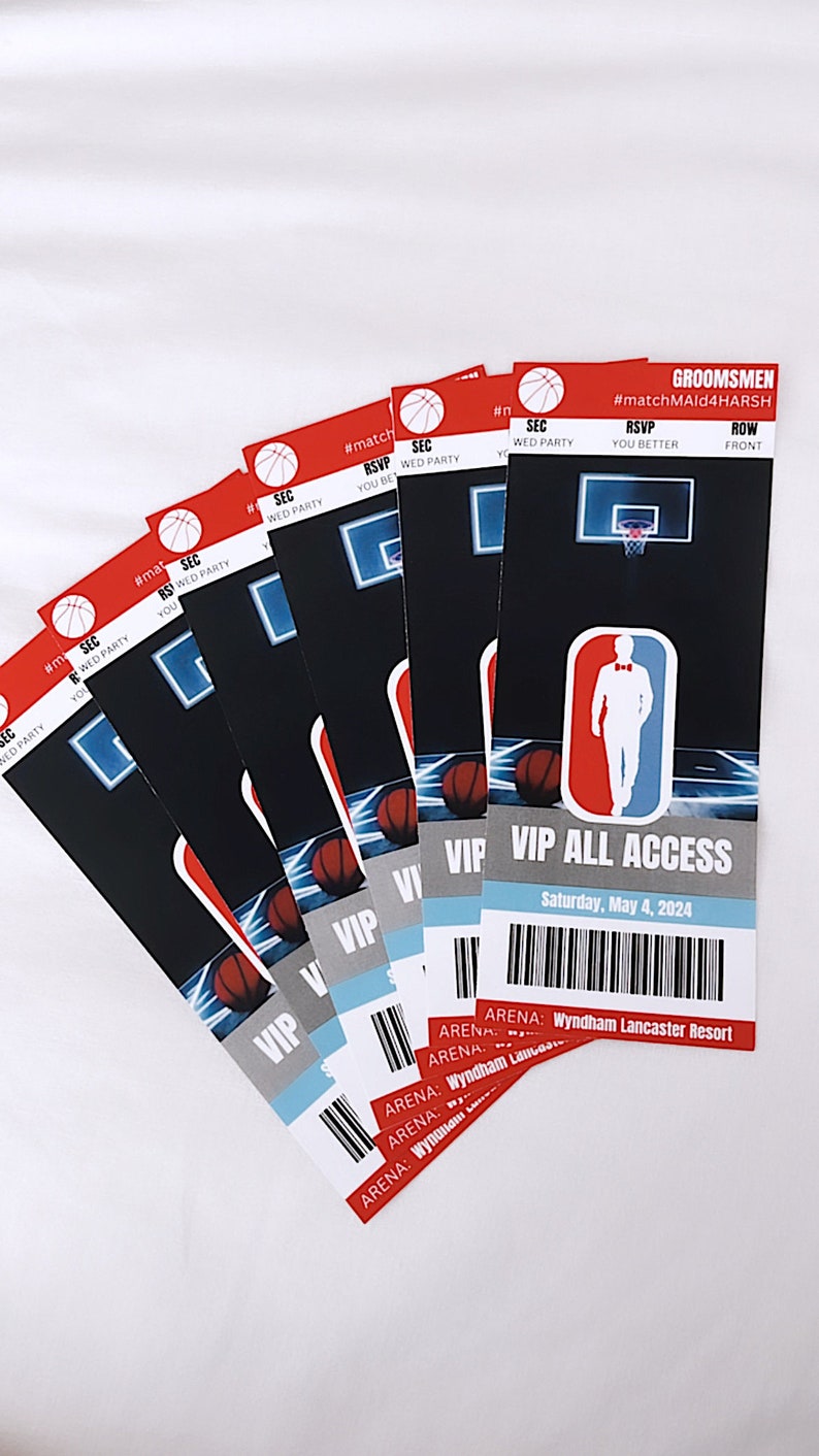 Bachelor Party Sports Theme Proposal Basketball Groomsmen Box Groomsman Gift Label for Wedding