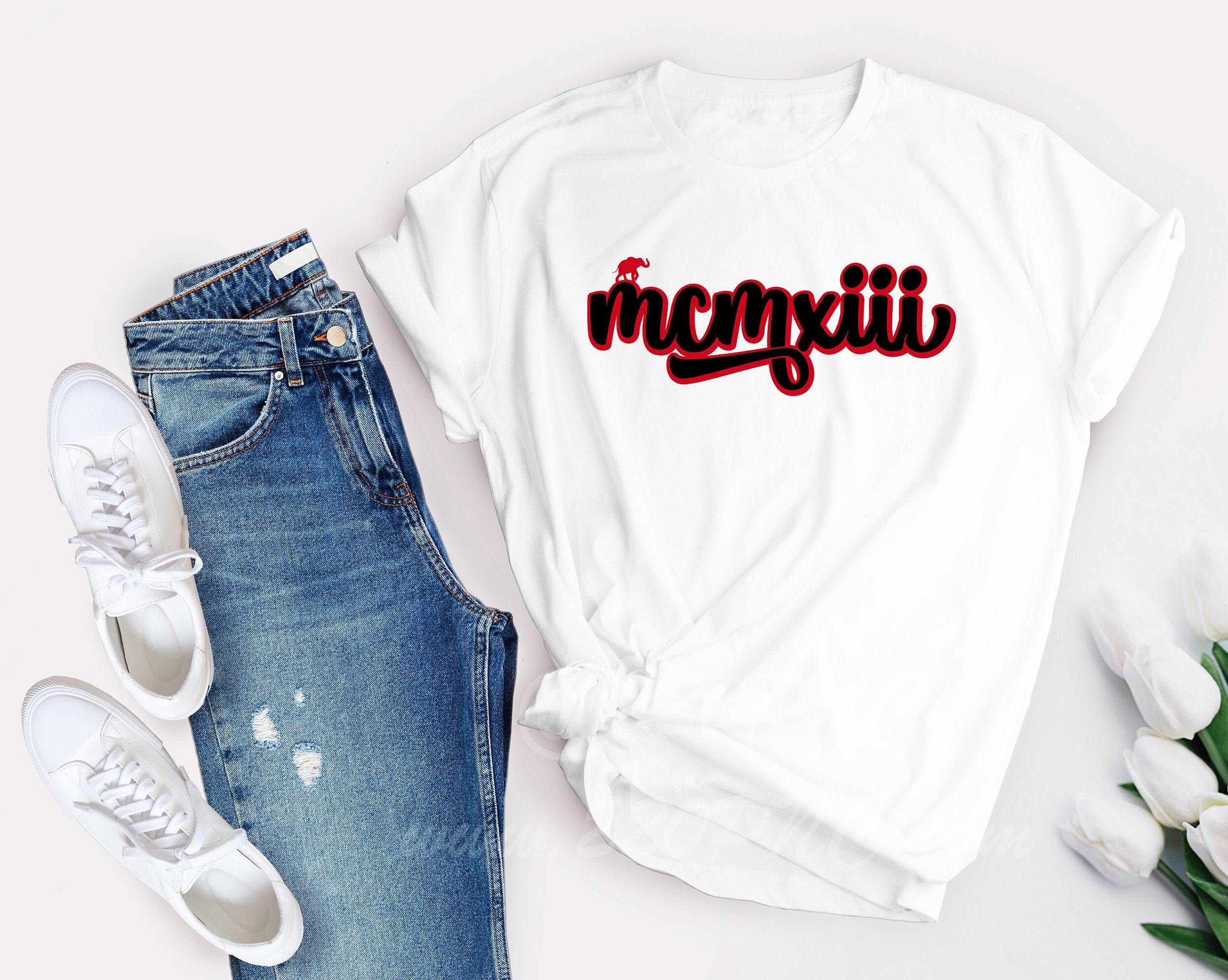 Delta DST - Retro Roman Mcmxiii 1913 T-shirt - Etsy display picture 1