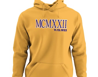 Roman Outline MCMXXII 1922 | Rhoyal | SGRho | Sigma Gamma Rho | Sorority | Greek | Sweatshirt | Hoodie