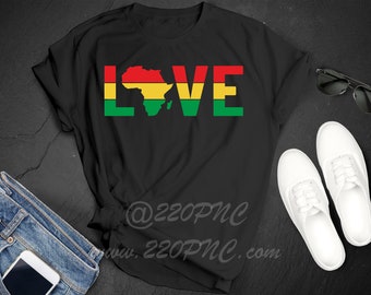 Love Africa | Confident | Powerful | Smart | Gifted |  Motherland | Beautiful | Love T-shirt