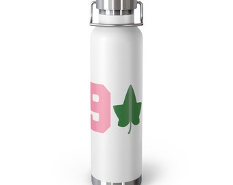 AKA - Alpha Kappa Alpha 19Ivy8 Shadow 22oz Vacuum Insulated Bottle