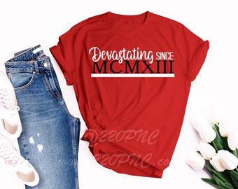 Devastating since MCMXIII (1913.) | DST | Delta Sigma T T-shirt | Roman Numeral |