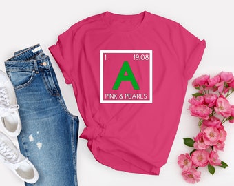 AKA - AKA Pink & Pearls Element T-shirt