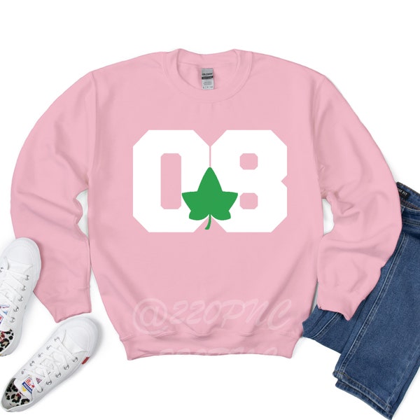 Double Digit Ivy Leaf | AKA | Roman Numeral | | Alpha Kappa Alph | Sorority | Greek | Sweatshirt | Hoodie