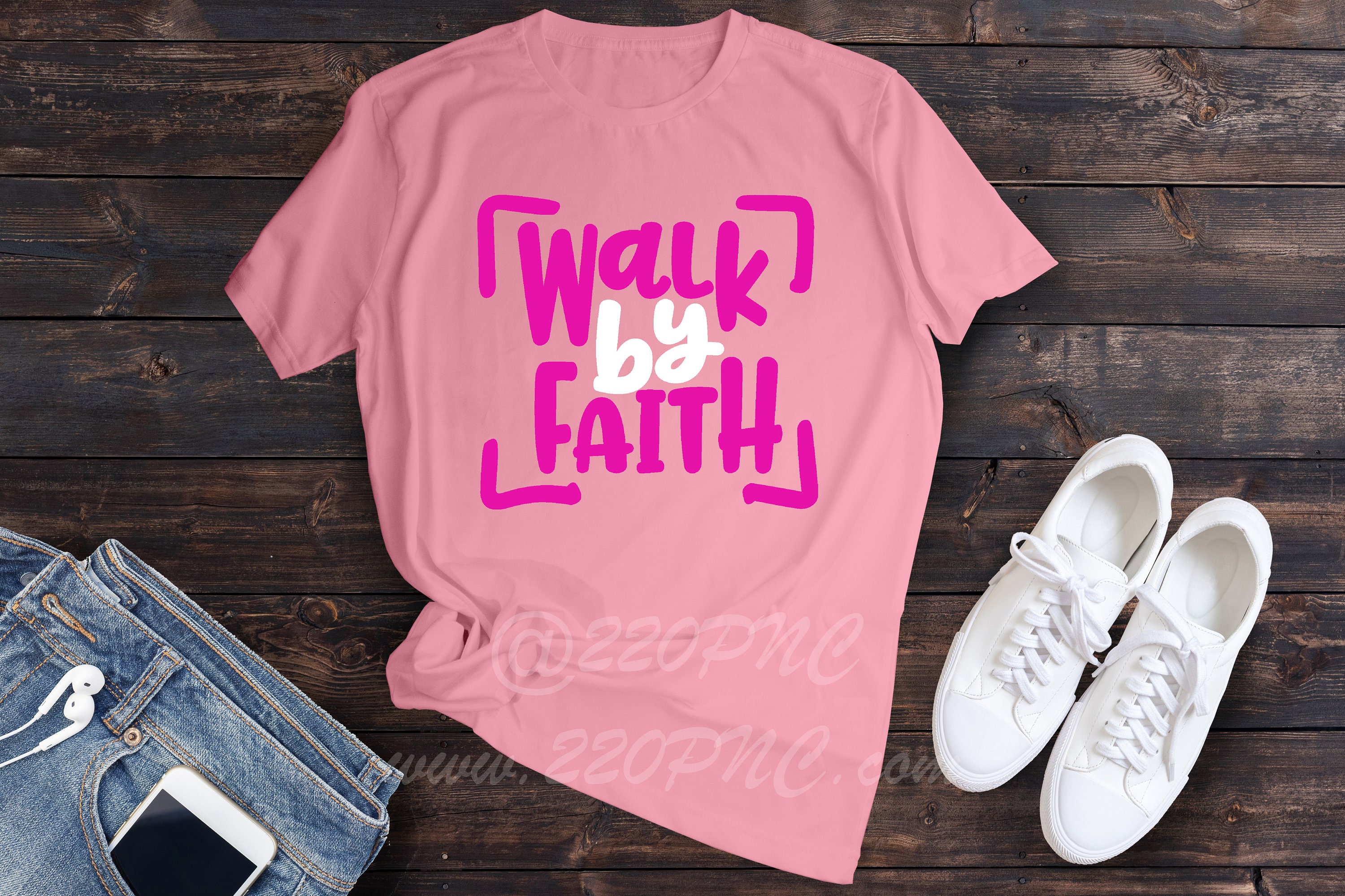 Walk by Faith Box Trust God Christian Faith T-shirt and - Etsy