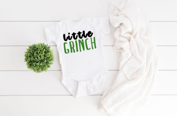grinch baby onesie