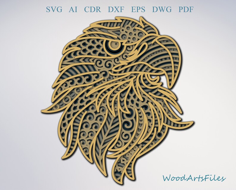 Free Free 260 Eagle Mandala Cricut SVG PNG EPS DXF File