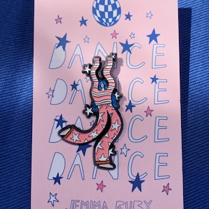 Dancing Queen Enamel Pin Badge With Backing