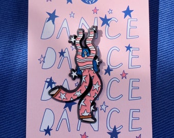 Dancing Queen Enamel Pin Badge With Backing