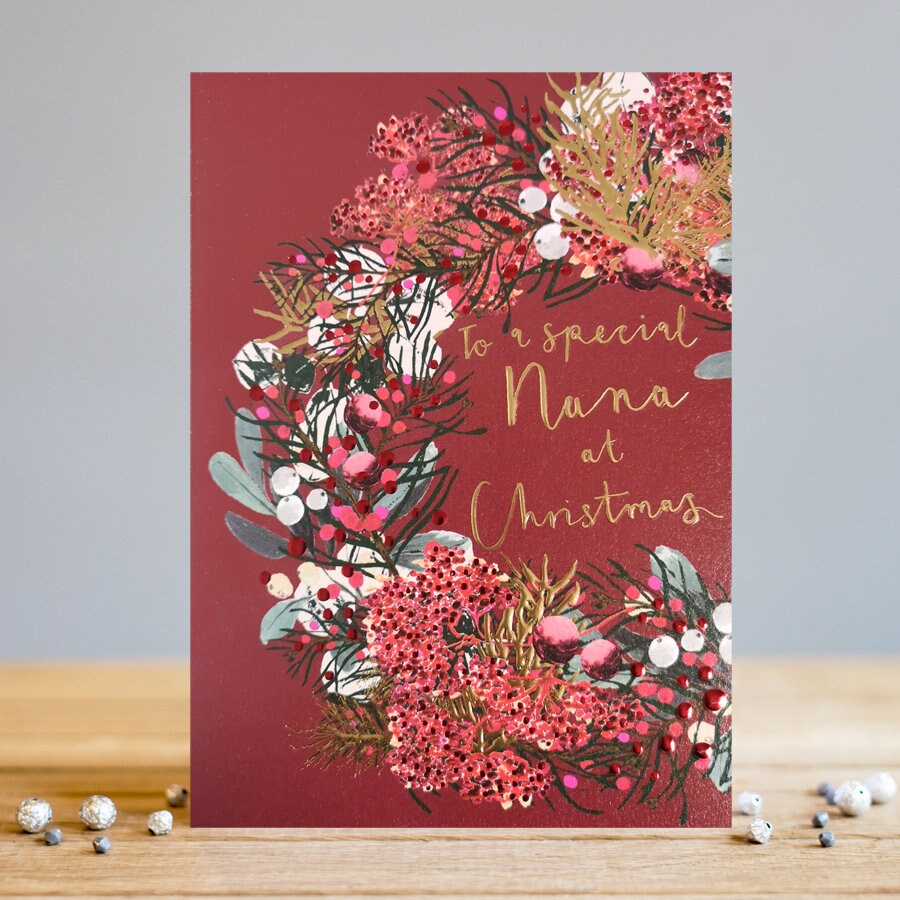 Special Nana Christmas Greeting Card Blank Inside Etsy