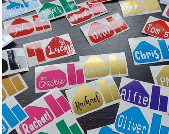 Personalised phone charger plug label, iPhone, tech stocking filler, mobile accessories. Gift for him, label organisation, teenager idea