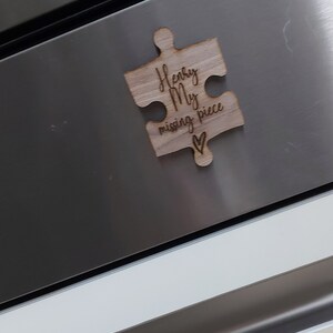Displayed on a magnetic kitchen surface