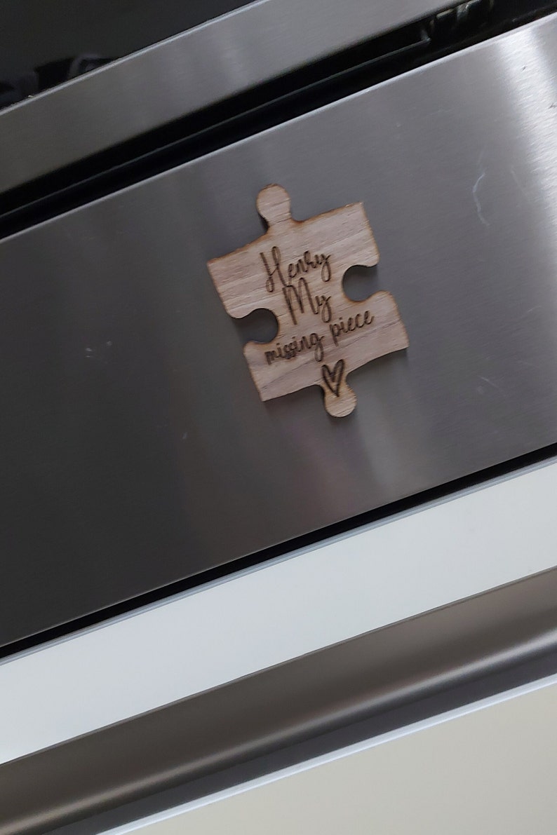 Displayed on a magnetic kitchen surface