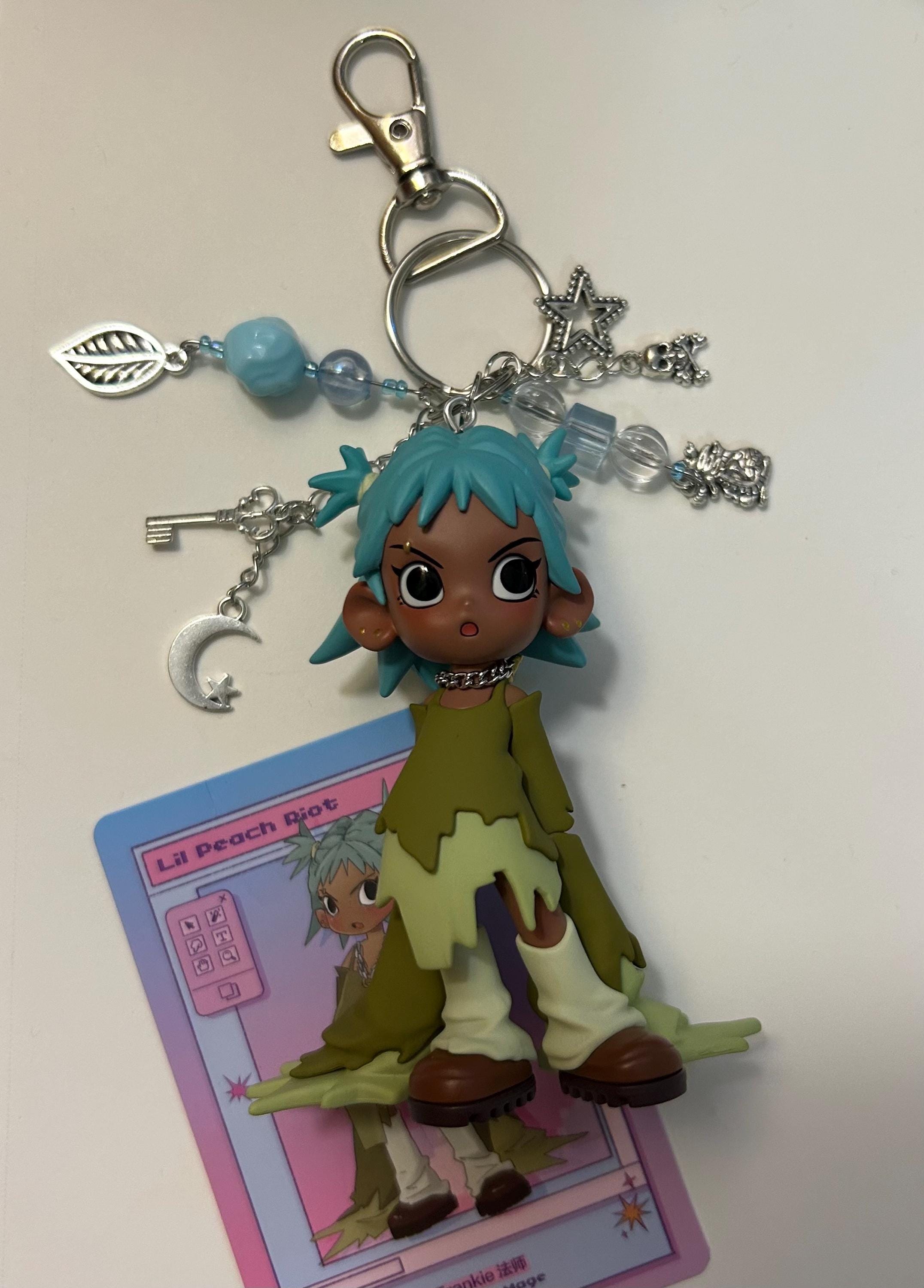 Peach Riot Loading Keychain- Frankie Mage - Etsy