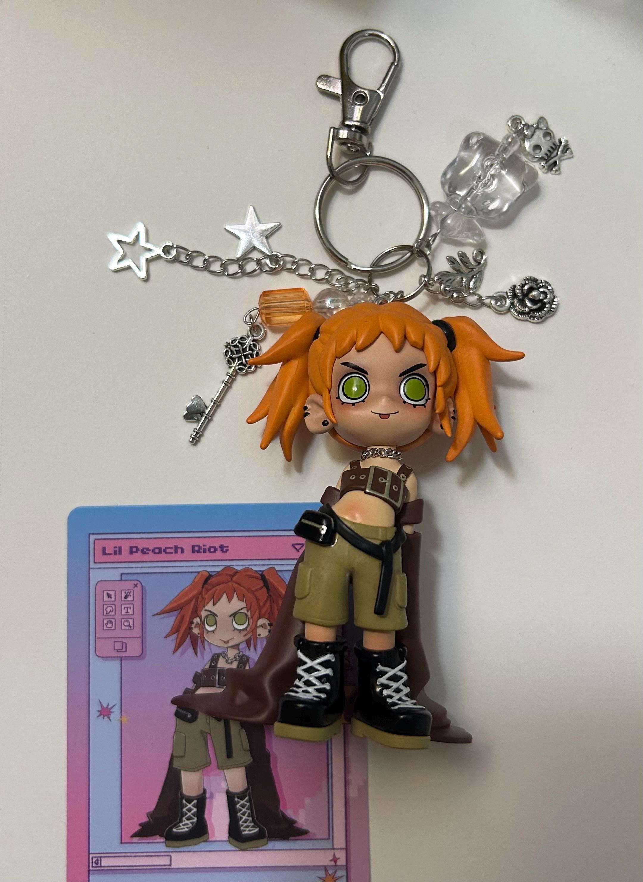 Peach Riot Loading Keychain- Gigi Thief - Etsy