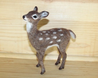 Needle Felted Deer, Fawn