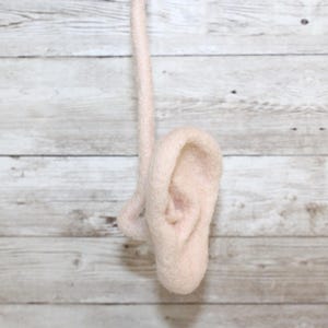 Needle Felted Extendable Ear Ornament, Left Ear