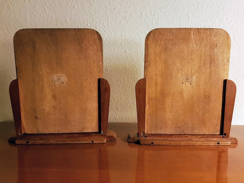 Pair art Deco picture frames