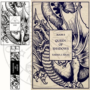 Troon van glas serie boekbinden omslag ontwerp png-bestanden – volledige set ontwerpen - Sarah J Maas boeken voor de Cricut en silhouet vinyl snijden afbeelding 7